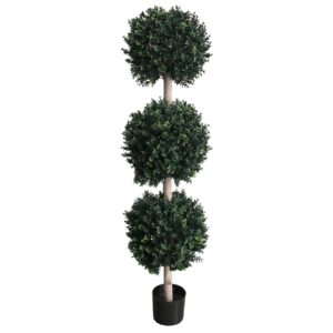 150cm UV Protected Triple Ball Topiary Tree Artificial